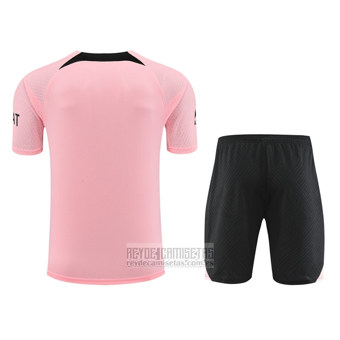 Chandal del Paris Saint-Germain Manga Corta 2022-2023 Rosa - Pantalon Corto